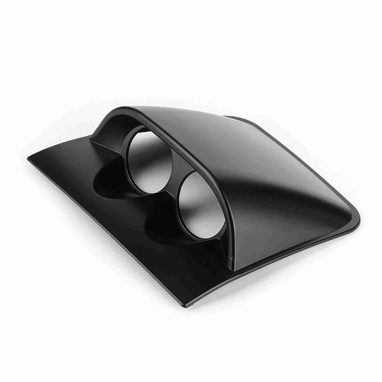 Ejoyous Porta del Supporto per Manometro a Doppio Foro Staffa del Baccello di Scartamento per Auto Universale per Calibri 52 Mm 2 Pollici con Materiale ABS Facile Installazione Accessorio Trattino