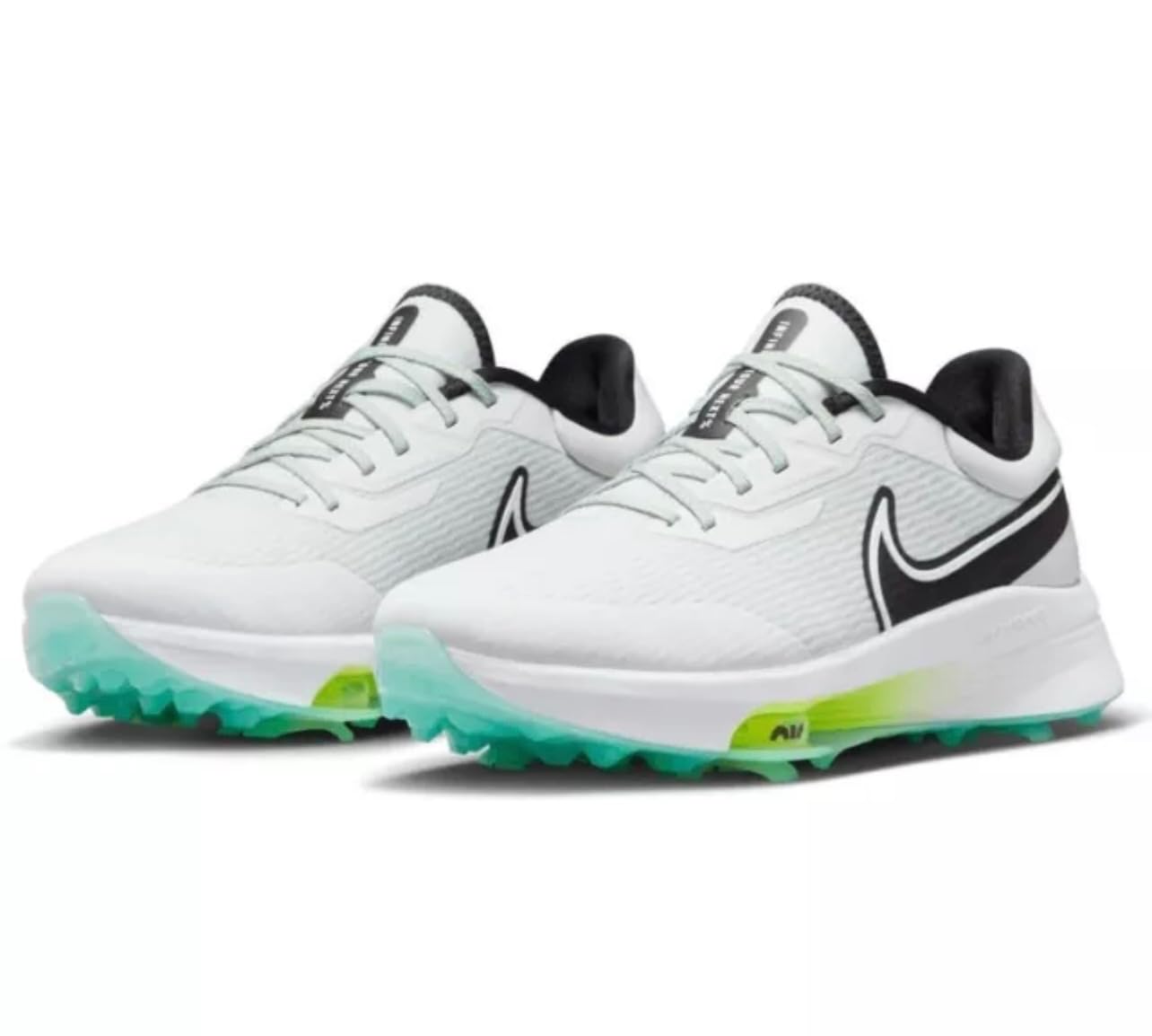 Nike Air Zoom Infinity Tour Next% Golf Shoes White Black Volt Men's DC5221-001 (DC5221-001, US Footwear Size System, Adult, Men, Numeric, Medium, 7.5)