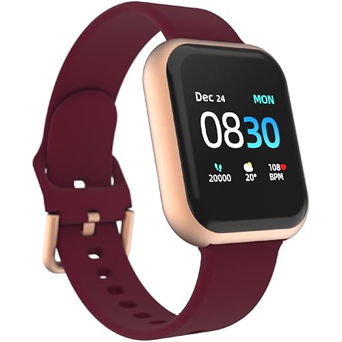 iTouch SmartWatches for Men Women with Heart Rate Tracker, Step Counter, Notifications, Sleep Monitor