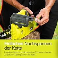 RYOBI 18 V ONE+ Akku-Kettensäge RY18CS20A-125 (Schwertlänge 20 cm, inkl. 1 x 2,5Ah Akku und Ladegerät im Karton) – Ansicht 6