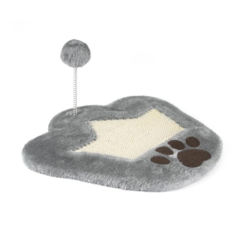 Poteau à gratter pour chats Record - Protégez vos meubles avec ce griffoir gris