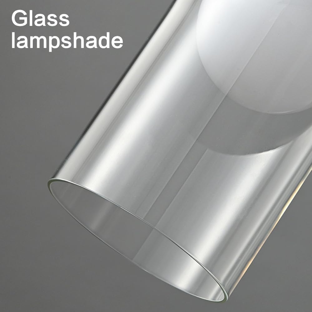 Faucet Nordic Creativity Table Indoor Lighting Light Glass Kitchen Island Hanging Lamp Mid Century Copper Single Head for Dining Room Bedroom/Brass Faucet