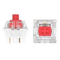 Vista 35 de JWICK Interruptores lineales negros definitivos, interruptor lineal JWK de 2.24 oz, 5 pines, interruptores RGB, interruptores mecánicos de teclado