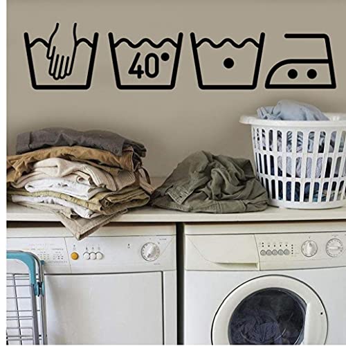 Zonster Mur De Lave-Linge De Stickers Muraux Stickers pour Lavage Salle De Bain