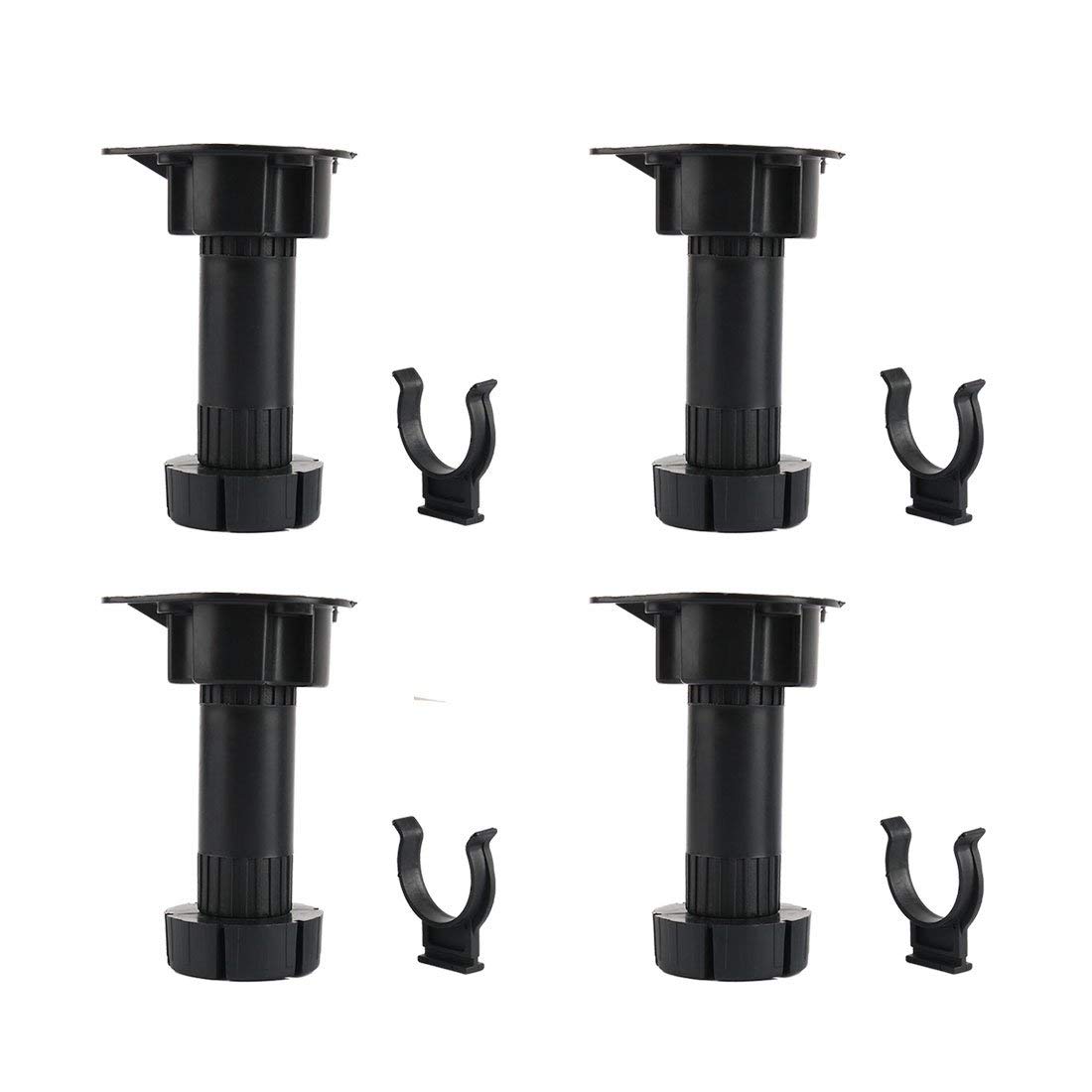 Homegenix® Adjustable PVC Legs 4" Combo of 4 Amazon.in Home