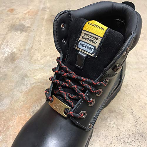 Image of 3 Pairs Heavy Duty Round Boot Laces Shoelaces for Hiking Walking Construction Safety Work Boots Shoes