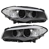 RENFANSHOP Xenon HID Headlight Assembly, For 2011-2013 B-M-W 5 series F10 550i 535i 528i Driver and Passenger Side Adaptive Headlamp (Driver and Passenger Side)