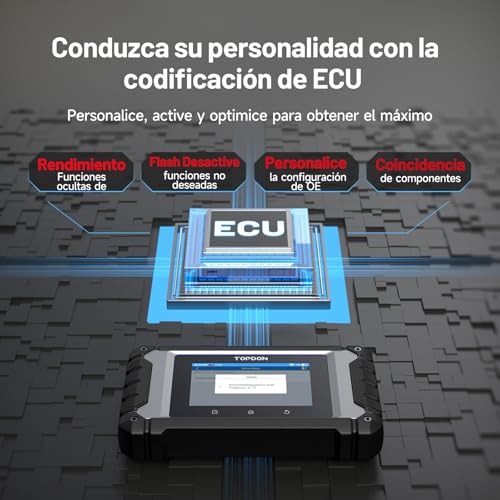 Diagnosis coche TOPDON ArtiDiag EU-E para apagar testigos de fallo y codificar módulos 5