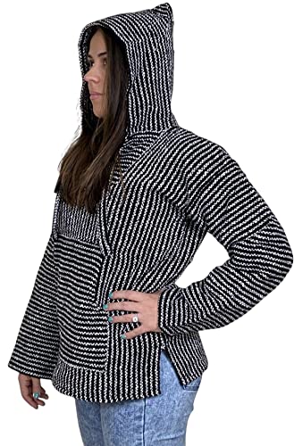 Baja Hoodie Drug Rug Surfer Poncho Pullover Sweater Unisex…4