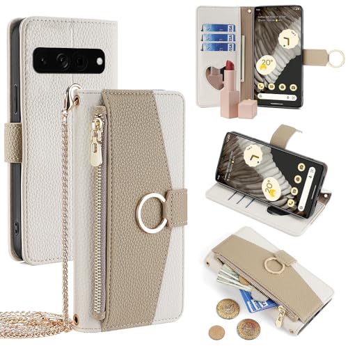 For Google Pixel 8 Pro �P�[�X �蒠�^ �V�����_�[ For �O�[�O�� �s�N�Z��8 �v�� ���z�^ �J�o�[ ���|�� �΂߂��� ���ϋ��t�� ���� ������� �����O�X�g���b�v �W�b�p�[���K���� �J�[�h���[ ���u�� �㎿�Ȏ�G�� �ω���C�� ��