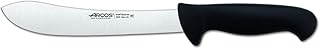 Arcos seria 292625 2900-rzeźnik stek nóż nóż nóż nitrom 200 mm (7,87 cala) - uchwyt polipropylenowy czarny kolor, 18/8 stal nierdzewna