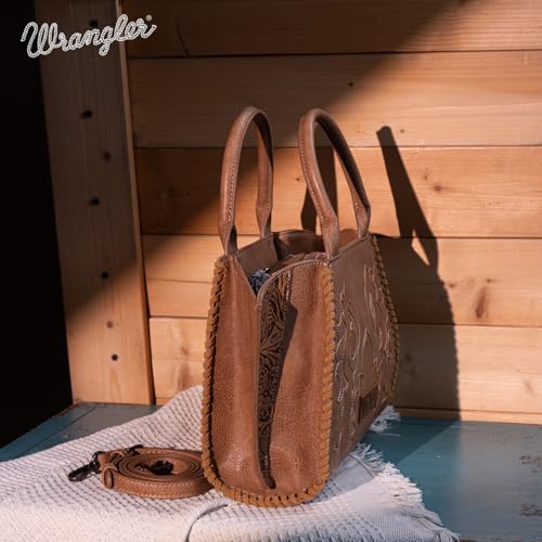 Bolso Tote Wrangler para mujer bordado estilo vaquero miniatura 3
