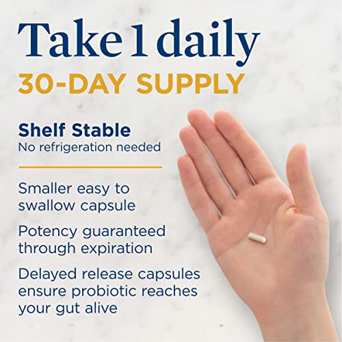 Renew Life Adult Probiotics, 15 Billion Cfu Guaranteed, Everyday Go-Pack Probiotic Supplement For Digestive & Immune Health, Shelf Stable, Gluten Dairy & Soy Free, 30 Capsules #TOP3