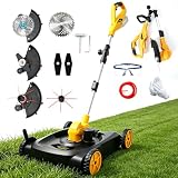 Cordless Lawn Mower (Compatible with DEWALT Battery), 1000W...