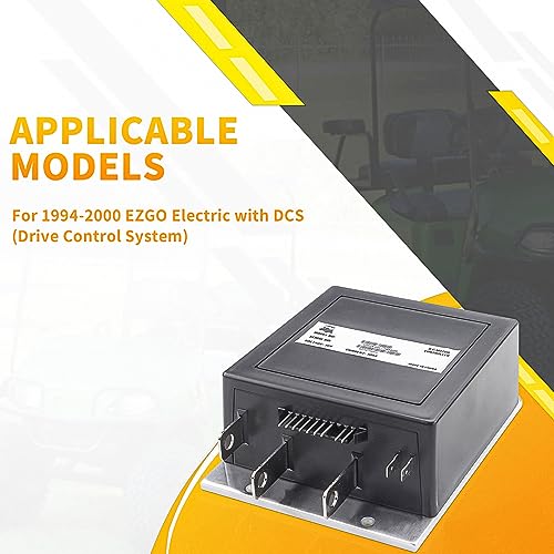 Controlador de 9 pines 36V 300A DCS para EZGO Electric 1994-2000 4