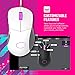 Cooler Master MM730 Wire Gaming Mouse White, Adjustable 16,000 DPI, Palm|Claw Grip, PixArt Optical Sensor, Ultraweave Cable, PTFE Feet, RGB Lighting (MM-730-WWOL1)