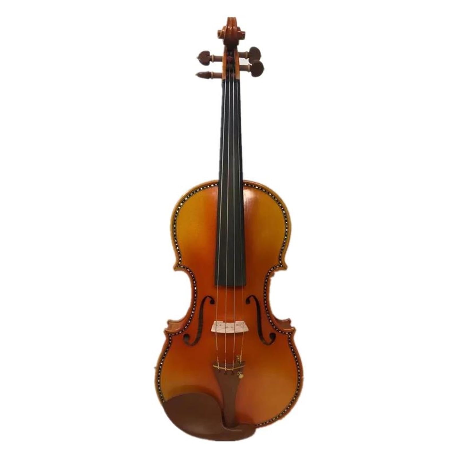 Violino Di Dimensioni Standard Con Pannello Posteriore Intarsiato A Fiamma Integrale Bellissimo Strumento A Corde Violino