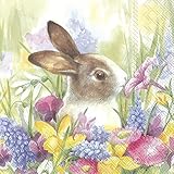 Design: Hase im Frühling als Tischdeko für Ostern