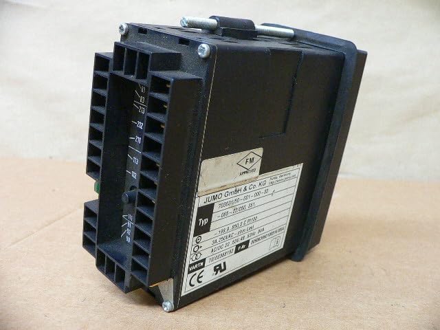 Close-up of the Jumo Dtron 08.1 Temperature Controller product label