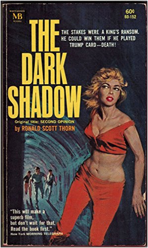 The Dark Shadow Novel- By Ronald Scott Thorn 1964 B00BNX2EX4 Book Cover