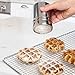 Mrs. Anderson’s Baking Shaker Duster with 2 Interchangeable Mesh Lids, 18/8 Stainless Steel, Holds 9-Ounce