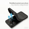 Funda para Xiaomi Poco F8 Pro/Redmi K90 5G, resistente, antiarañazos, a prueba de golpes, agarre antideslizante, borde de TPU suave y flexible, color negro 5