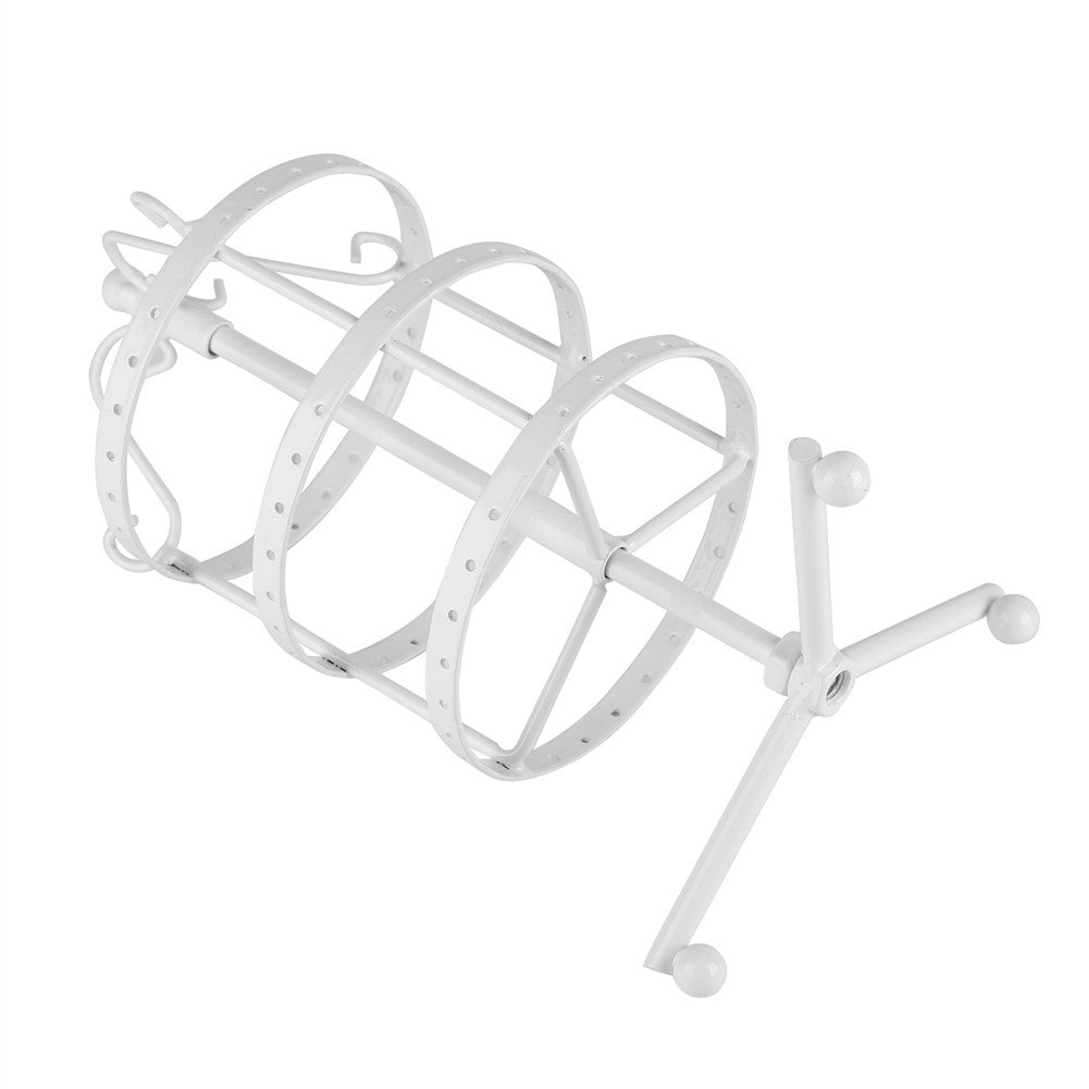 Jewelry Display Stand, 3 Tier Metal Jewelry Organizer Hanger Display Stand 3 Colors Creative 72 Holes Rotatable Earring Organizer Metal Holder Home Wall Art Decor,Design for Earrings, Bracelets, Rings, Necklaces