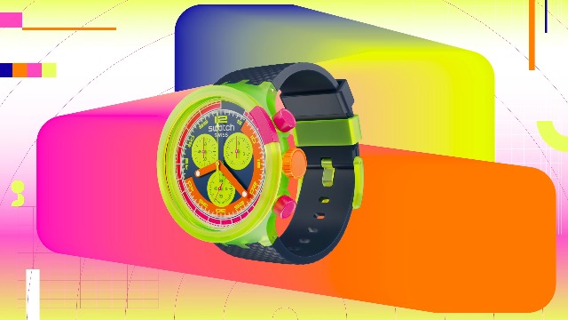 Amazon.co.jp: [スウォッチ] 腕時計 SWATCH NEON TO THE MAX
