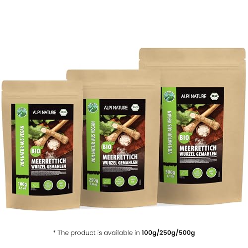 Alpi Nature Meerrettich gemahlen BIO 250g, Meerrettichwurzel gemahlen, Meerrettich Pulver