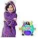 WWWL Sudadera con Capucha niños Purple Mascotas Animales de Peluche convierten en Sudadera Capucha de Gran tamaño Bolsillo Gigante Animal Caliente Jersey de Albornoz, Almohada de Pijama Talla única