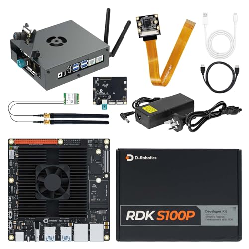 Image of Yahboom RDK S100P AI Development Board Kit 128TOPS,with MIPI Camera,64GB Emmc Storage,Aluminum Case,Deploying Openclaw for Mechanical Engineers
