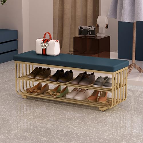 Banc à chaussures contre le désordre : meuble de rangement 3 niveaux pour couloir