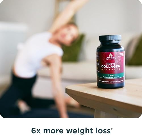 Miniatura 3 de Ancient Nutrition Multi Collagen Advanced Lean con probióticos, péptidos de colágeno hidrolizados que apoyan la pérdida de peso saludable y la
