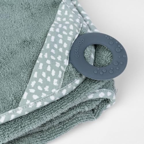 Cape de bain bébé doomoo serviette coton bio absorbant Dry'n Play