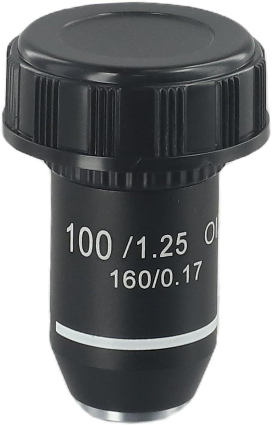 Achromatic Objective Components for Microscope 4X 20X 40X 60X 100X S 20.2mm Thread Size with Long Working Distances (20X)