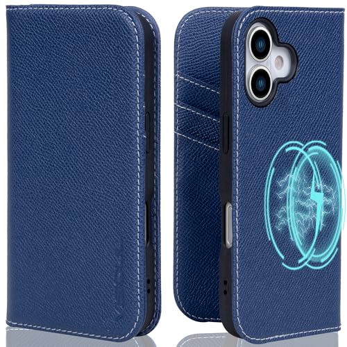 Étui portefeuille iPhone 17 cuir 2025 avec béquille et fentes cartes