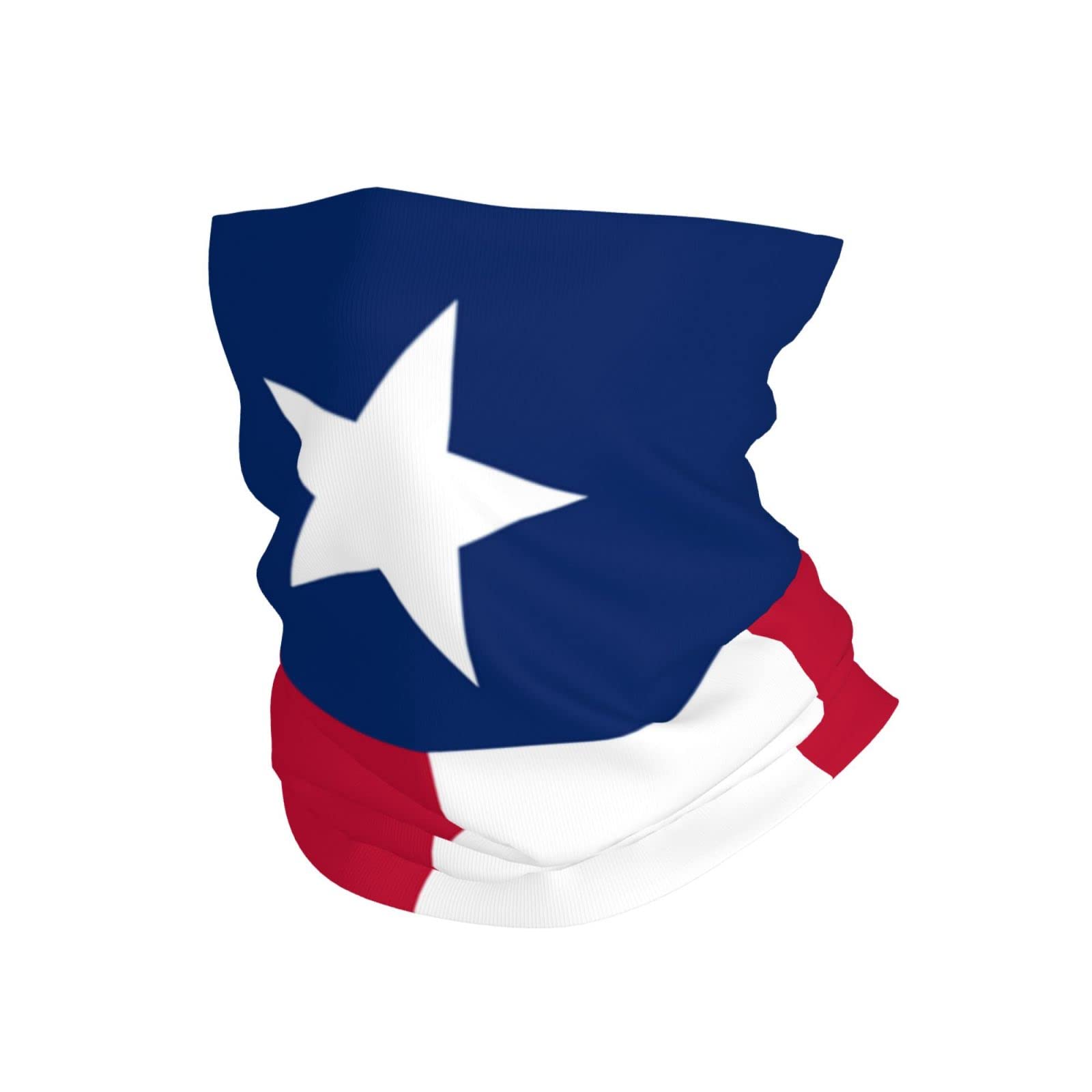 Men Women Neck Gaiter Colorado Texas Flag Headband Quick Drying Neck Scarf Microfiber Hair Band For Camping Yoga Snowboarding