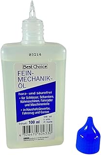 Feinmechanikeröl 100ml – Feinöl, Nähmaschinenöl & Multifunktionsöl für Haushalt, Werkstatt & Industrie – Harz- & säurefrei, Schmieröl für Präzisionsmechanik, Fahrrad, Werkzeug & Maschinen