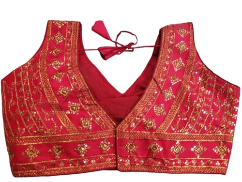 Chemisier brodé d'exception style Bollywood chic par KULIA