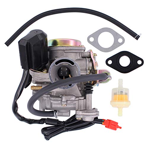 GOOFIT Vergaser Ersatz Für GY6 50cc 60cc 80cc 4-Takt Roller, Moped & ATV – Passgenaues Austauschteil