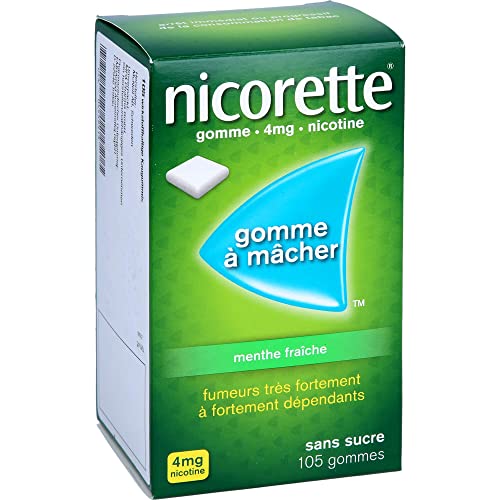 Nikotinkaugummi Nicorette 4 mg Freshmint von EMRA-MED Arzneimittel GmbH
