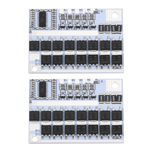 Create idea 2 Uds 4S BMS 100A 3.7V Placa Circuito Equilibrio Batería Iones Litio Módulo de Placa Carga Batería Placa Protección Batería Módulo de Carga de Equilibrio Polímero Litio