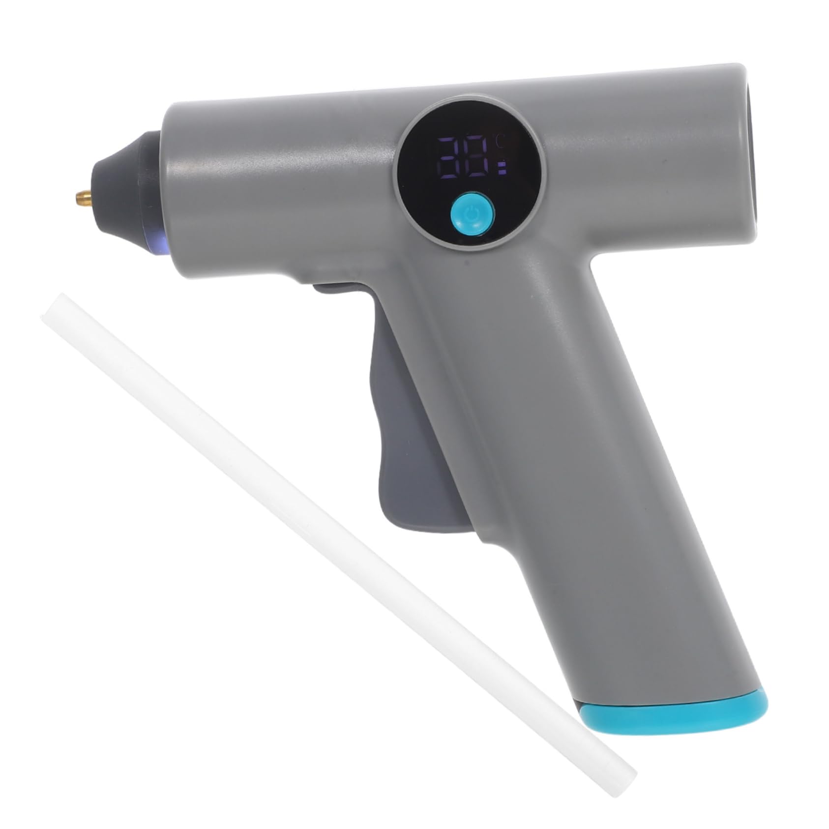 TOPBATHY Akku-heißklebepistole mit Digitaler Temperaturregelung Kabellose Klebevorrichtung für Diy-projekte Heimwerkerprojekte und Bastelarbeiten Inklusive Heißklebesticks für Starke
