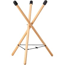 Wooden Drum Stand, For Handpans, Tripod, Foldable, Drum Stand, Snare Stand, Solid Wood, Stable Design, Durable, Anti-Slip, Adjustable Height, Storable, Assembly, Detachable, Compatible with Sitting