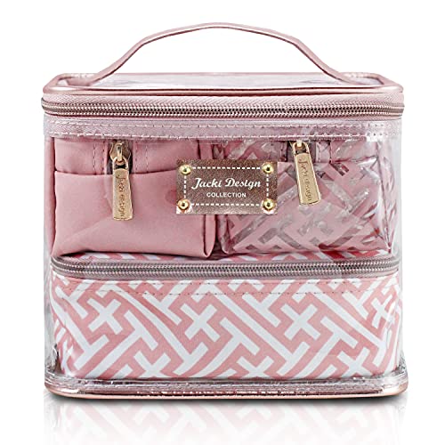 Kit Necessaire Abc17381-Rs, jacki design, Rosa