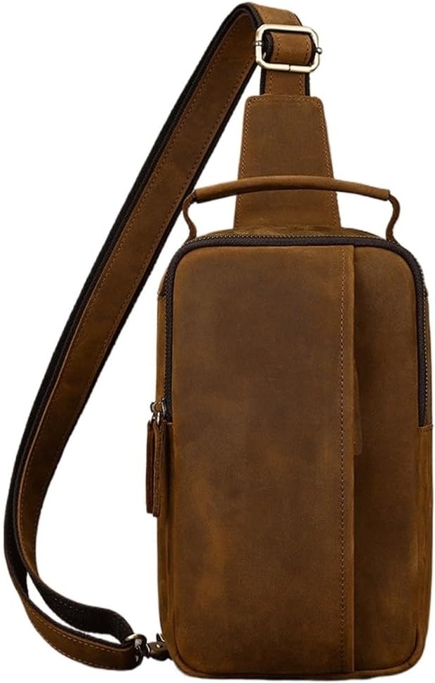 Large Capacity Chest Bag Vintage Crossbody Outdoor Shoulder Backpack