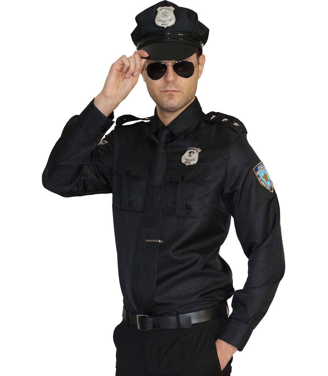 maylynn 15145 - Costume da Poliziotto, Uniforme - Nero - M - L