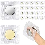 EINFACHE ANWENDUNG: Diese magnetischen Nähknöpfe lassen sich leicht mit transparentem PVC-Weichplastik einnähen, was auch nützlich ist, um Rost zu vermeiden. Die superdünne Dicke macht es von der Außenseite der Kleidung völlig unsichtbar. Leicht zu öffnen und zu schließen, sehr langlebig und bequem.