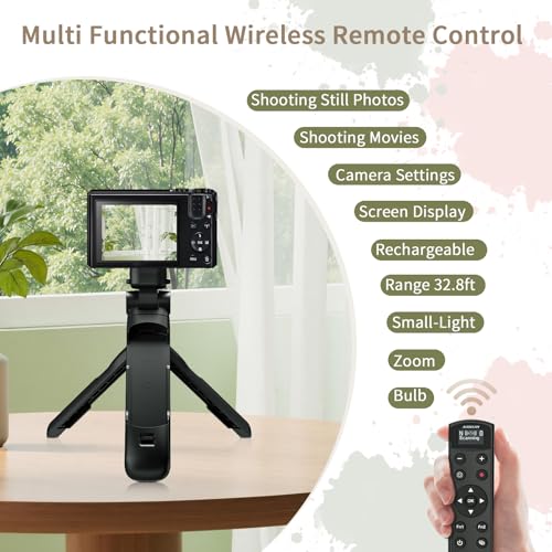 Image of AODELAN for Nikon Camera Tripod Handle with Rechargeable Shutter Release | Shooting Grip Wireless Remote Control for COOLPIX P1000, P1100, P950, B600, A1000, Z50, Z30, Z fc, Z6 II, Z5,Z50 II
