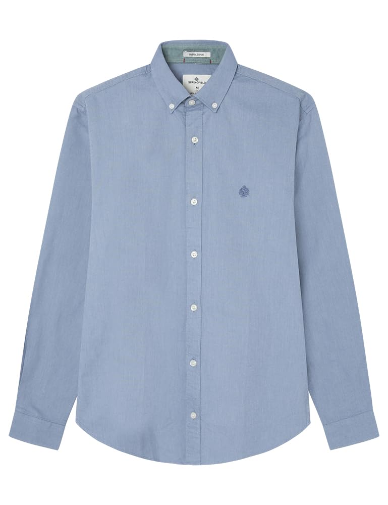SPRINGFIELD Men's Shirt, Blue Horizon, L